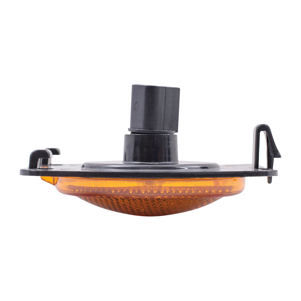 Brock Replacement Drivers Signal Side Marker Light Assembly Compatible with 2007-2017 Wrangler 2018 Wrangler JK 55078145AA