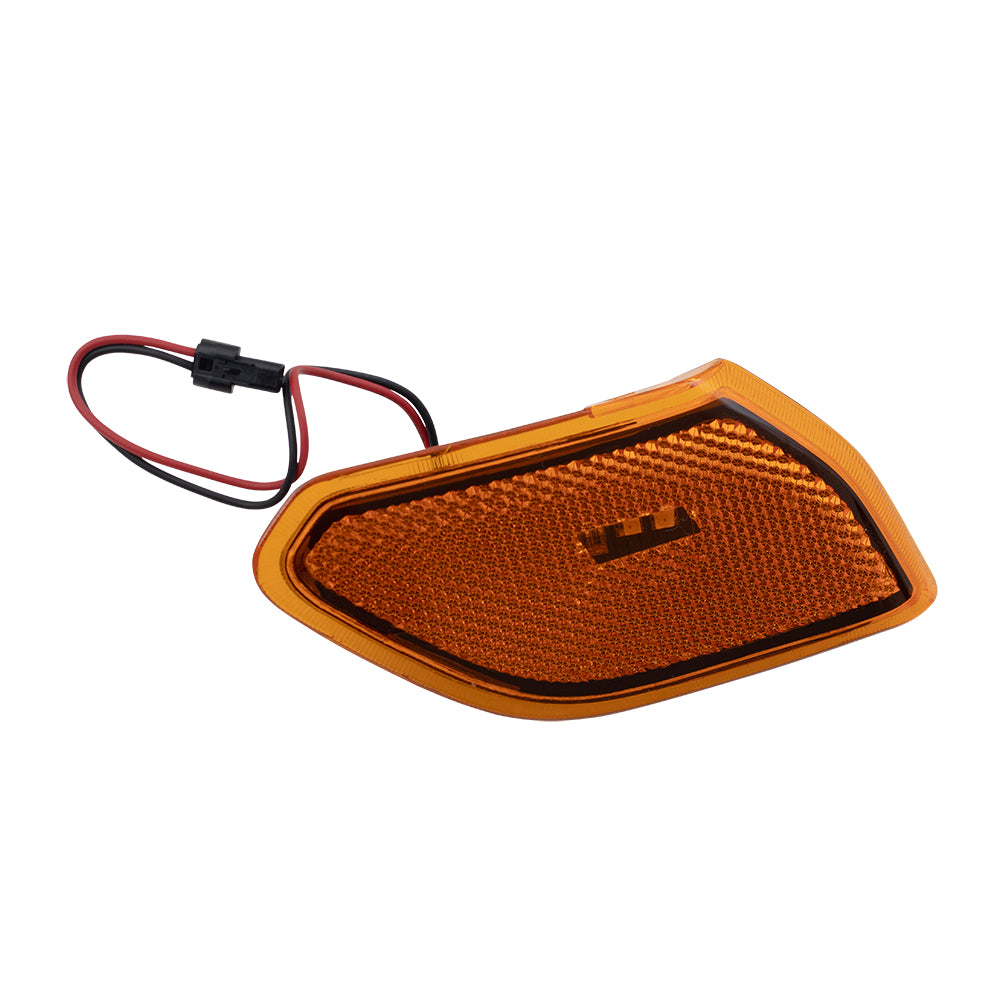Brock Replacement Passenger Side Marker Light Compatible with 2018-2019 Wrangler JL & Unlimited 2020 Gladiator