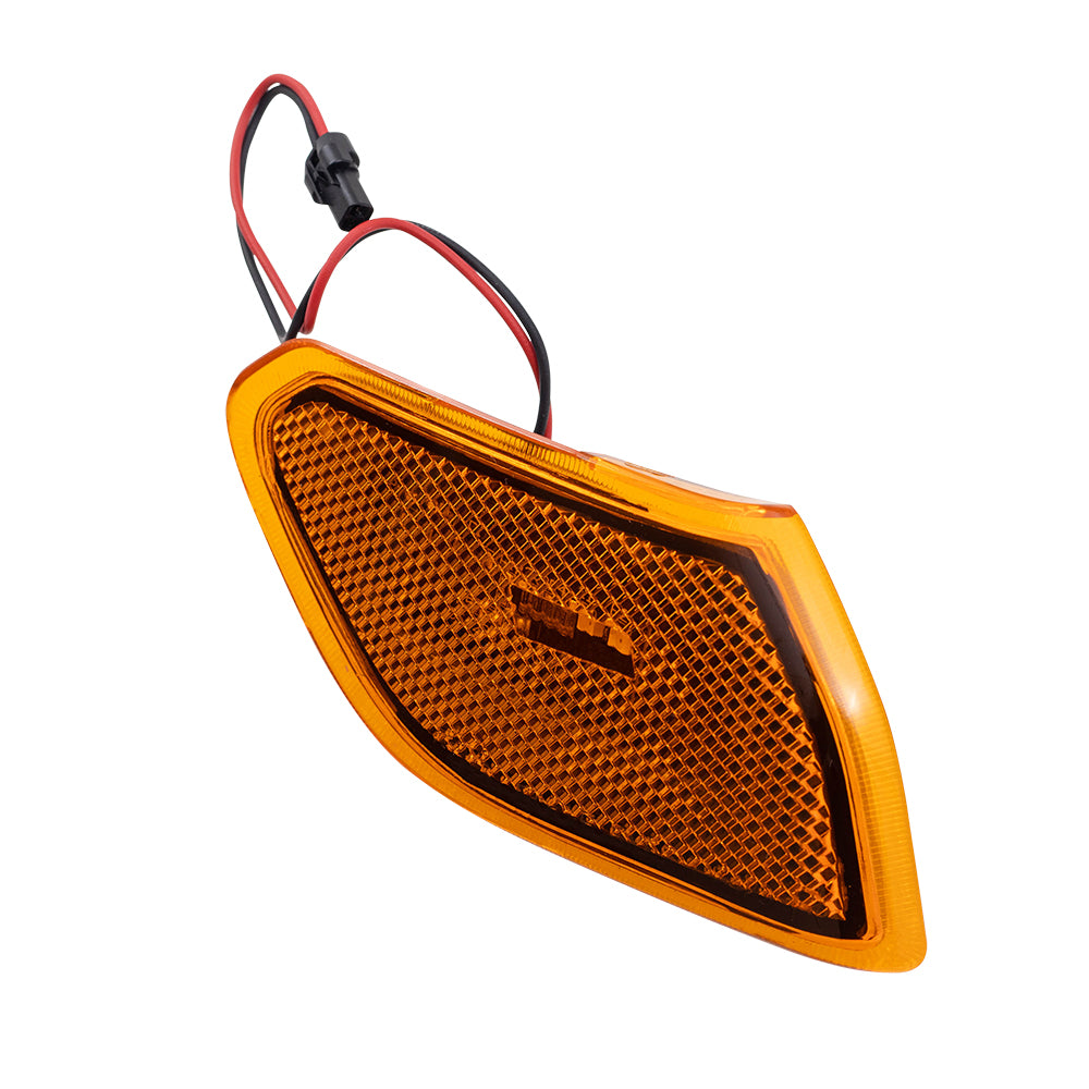 Brock Replacement Passenger Side Marker Light Compatible with 2018-2019 Wrangler JL & Unlimited 2020 Gladiator