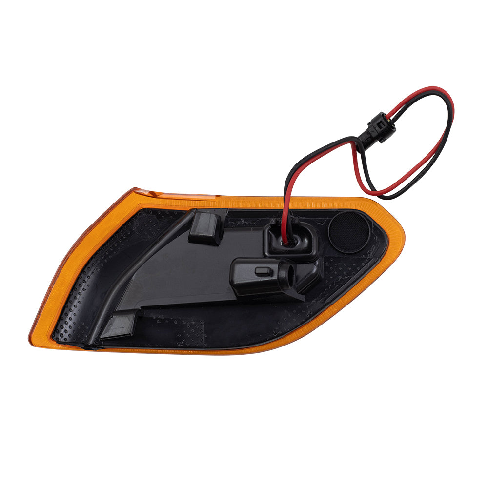 Brock Replacement Passenger Side Marker Light Compatible with 2018-2019 Wrangler JL & Unlimited 2020 Gladiator