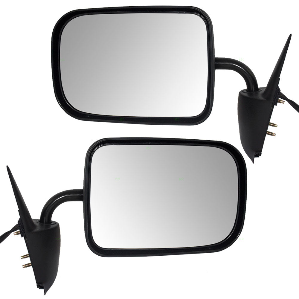 Power Mirror for 1994-1997 Ram 1500 Manual Fold for 1994-1997 Ram 2500 Set CH1320197