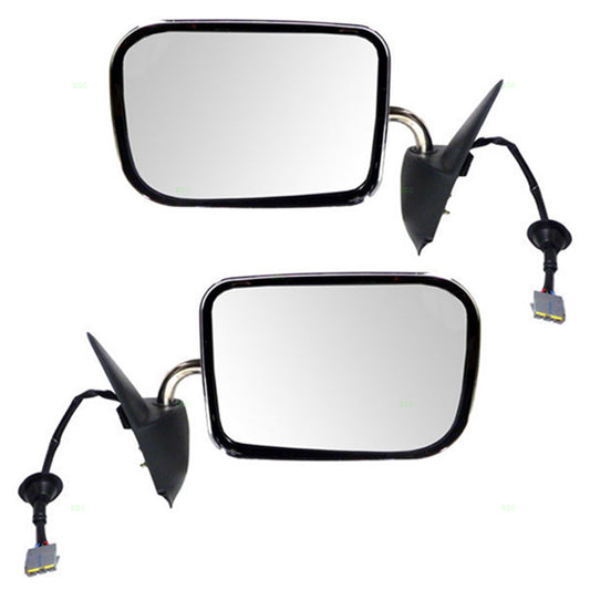 Power Mirror for 1994-1997 Ram 1500 Manual Fold for 1994-1997 Ram 2500 55076613 Set CH1320132
