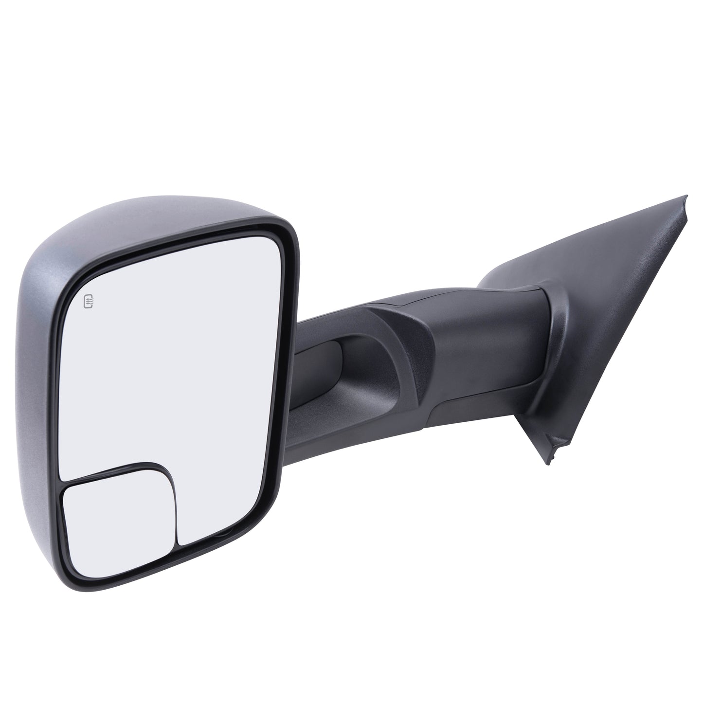 Replacement Pair Set Power Side Trailer Tow Mirrors Heated 7x10 Flip Up Compatible with 2002-2010 Ram Pickup Truck CH1320228 CH1321228