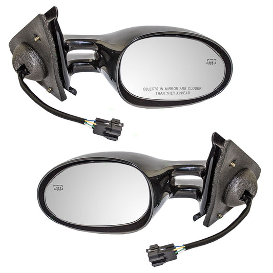 Power Mirror for 1995-2000 Stratus Heated Non-Fold for 1995-2000 Cirrus for 1996-2000 Breeze 4646309 Set CH1320171
