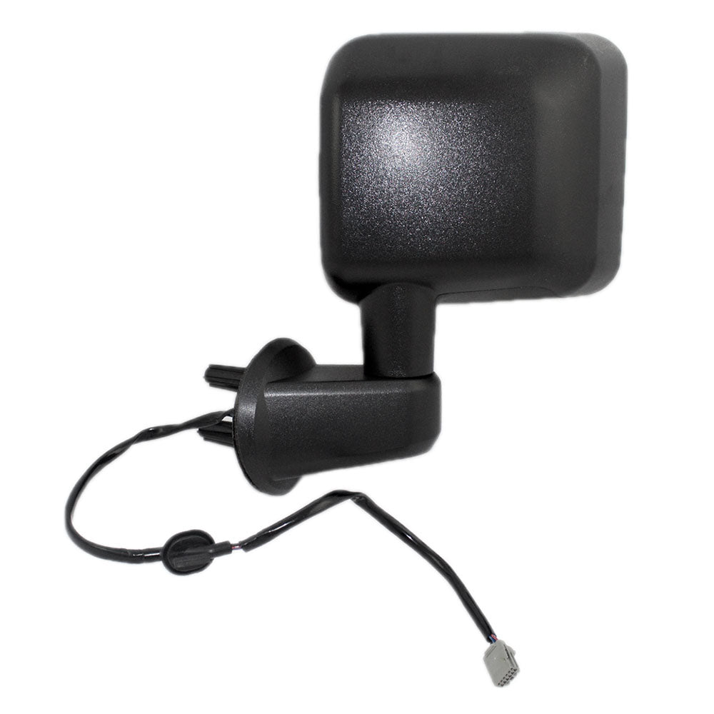 Replacement Driver Power Side View Mirror Heated Textured Black Compatible with 2011-2013 Wrangler 5182175AA