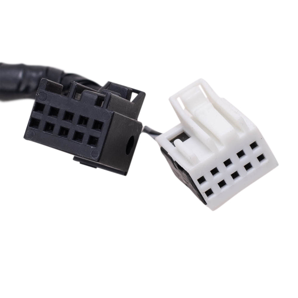 Brock Replacement Power Mirror Paint to Match Black with Heat-Blind Spot Detection Set Compatible with 15-19 Challenger