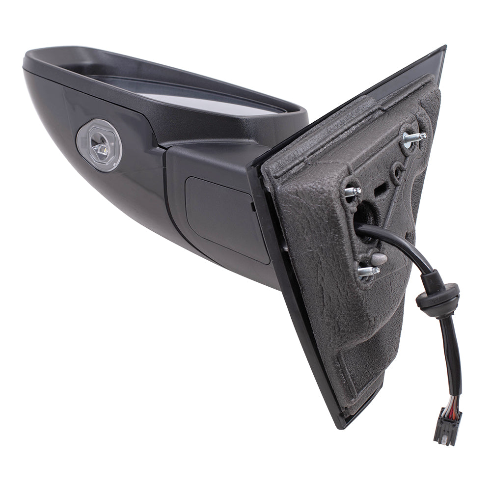 Power Mirror for 2016 Dart Blind Spot Detection Turn Signal Indicator Puddle Lamp Heated 6AC771X8AA Left CH1320470