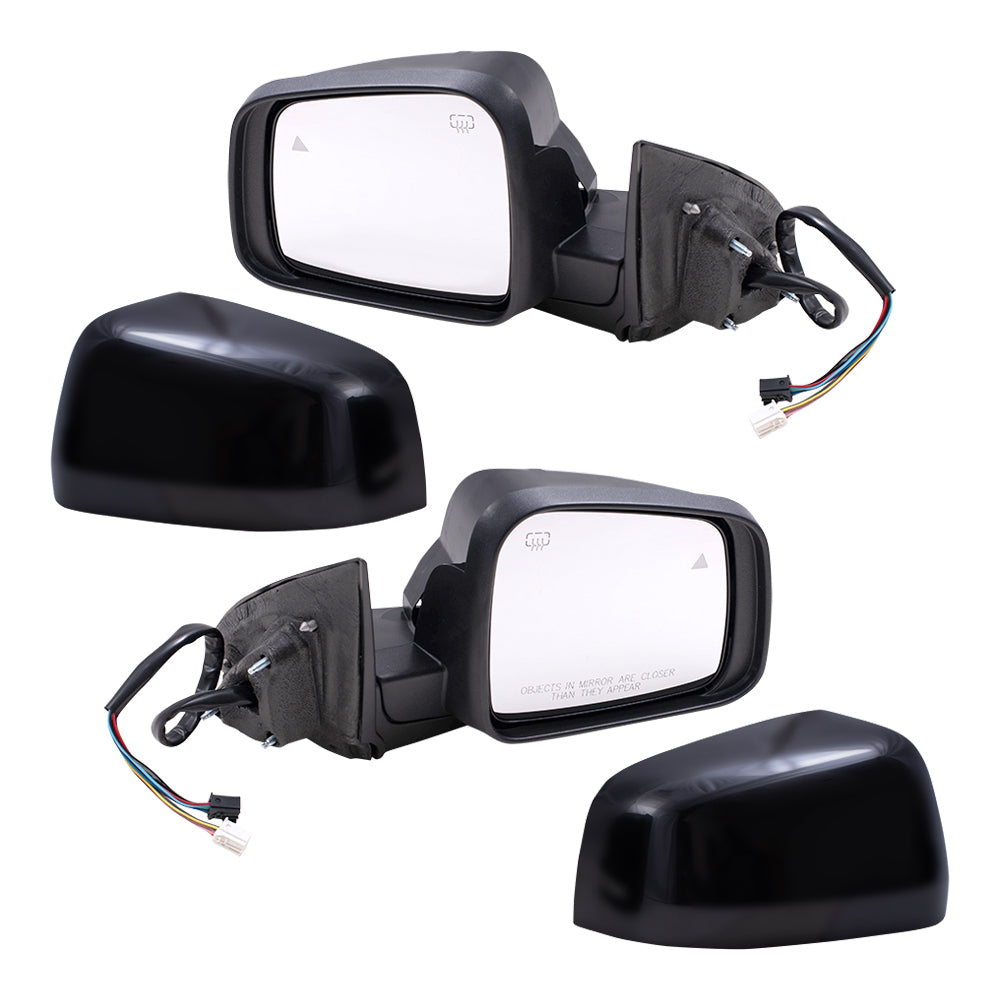 Power Mirror for 2012-2022 Durango Blind Spot Detection Turn Signal Indicator Memory Heated Manual Fold 5SH47KXJAB Set