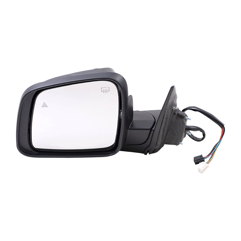 Power Mirror for 2012-2022 Durango Blind Spot Detection Turn Signal Indicator Memory Heated Manual Fold 5SH47KXJAB Left