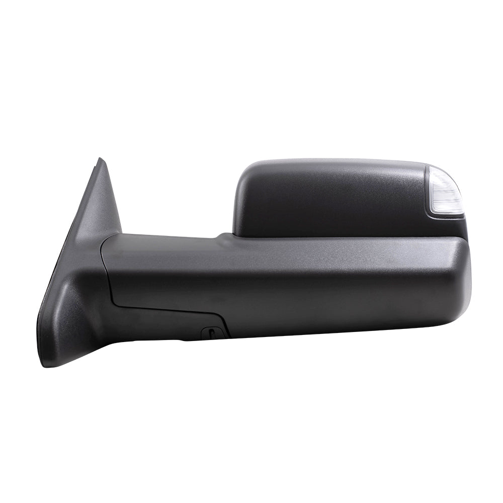 Brock Replacement Driver and Passenger Side Power Tow Mirrors with Heat, Signal and Puddle Light without Memory Compatible with 2013-2018 1500/2500/3500/4500/5500 & 2019-2021 1500 Classic