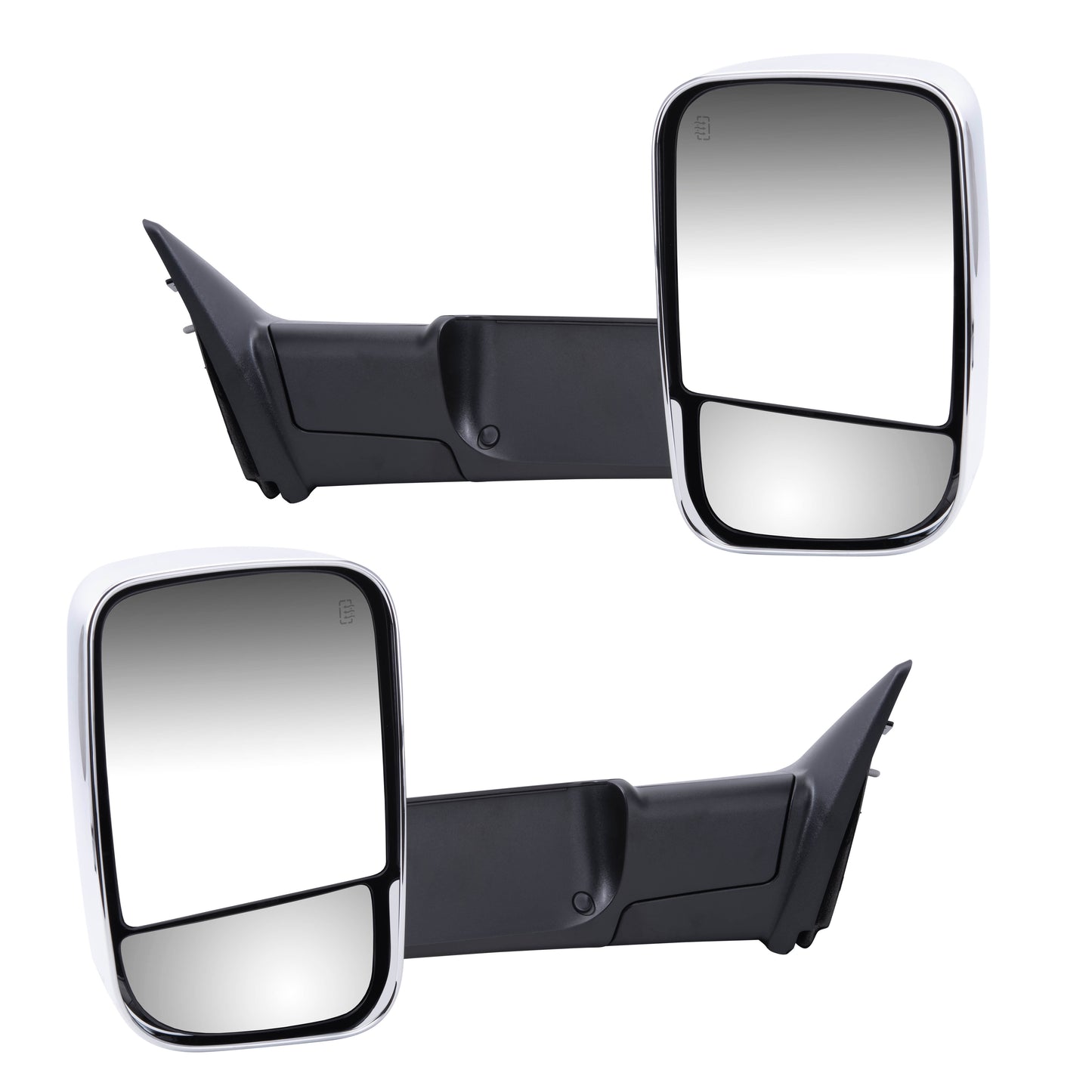 Brock Replacement Driver and Passenger Side Power Tow Mirrors Compatible with 2013-2018 1500/2500/3500 & 2019-2021 1500 Classic
