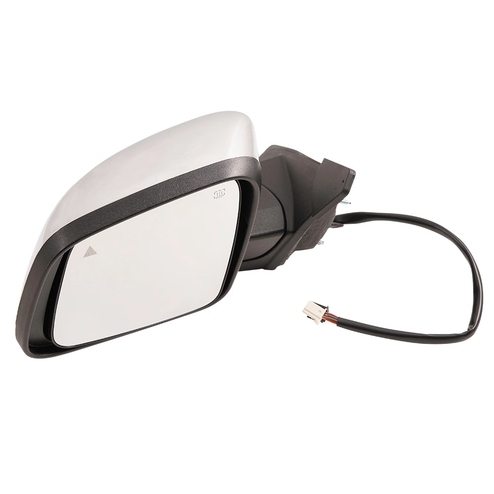 Power Mirror for 2011-2021 Grand Cherokee Blind Spot Detection Turn Signal Indicator Memory Heated Manual Fold for 2022 Grand Cherokee WK 68236931AF Left CH1320359