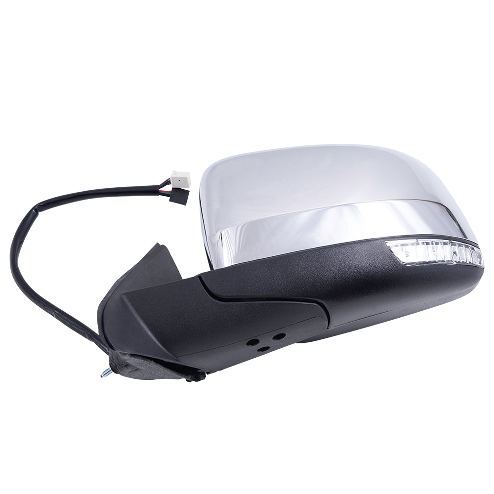 Power Mirror for 2011-2021 Grand Cherokee Blind Spot Detection Turn Signal Indicator Memory Heated Manual Fold for 2022 Grand Cherokee WK 68236931AF Left CH1320359