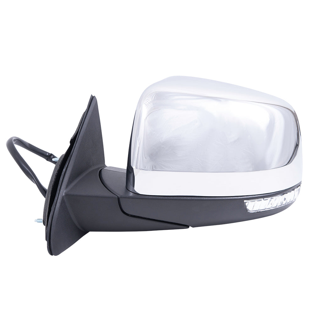Power Mirror for 2011-2021 Grand Cherokee Blind Spot Detection Turn Signal Indicator Memory Heated Manual Fold for 2022 Grand Cherokee WK 68236931AF Left CH1320359