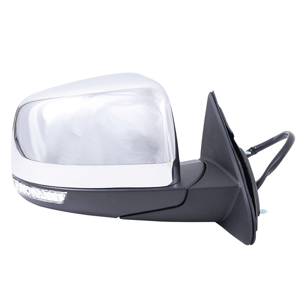 Power Mirror for 2011-2021 Grand Cherokee Blind Spot Detection Turn Signal Indicator Memory Heated Manual Fold for 2022 Grand Cherokee WK 68236930AF Right CH1321359