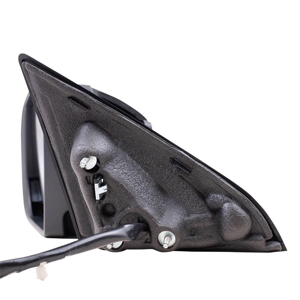 Power Mirror for 2017-2024 Compass Paint To Match Gray Cover-Textured Black Base Blind Spot Detection Turn Signal Indicator Heated Manual Fold 68365143AA Left CH1320501