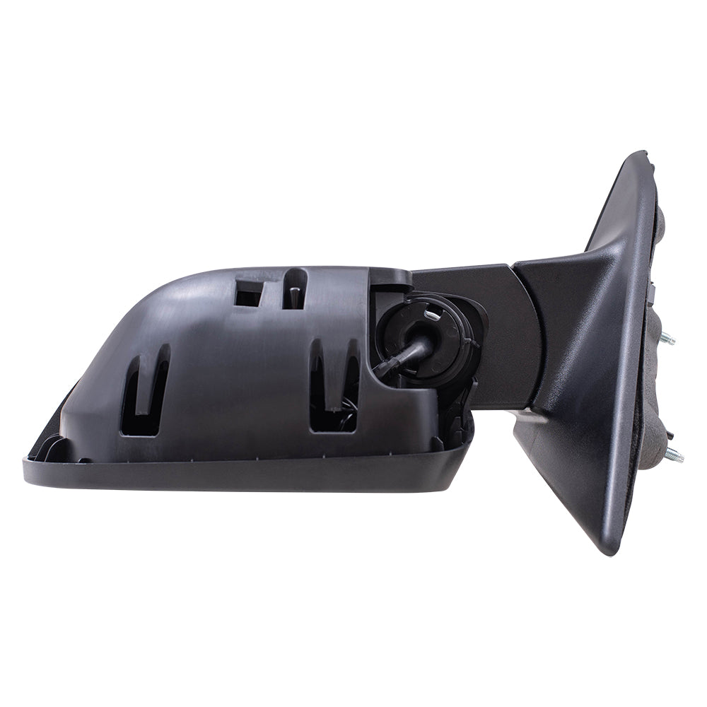 Power Mirror for 2017-2024 Compass Paint To Match Gray Cover-Textured Black Base Blind Spot Detection Turn Signal Indicator Heated Manual Fold 68365143AA Left CH1320501