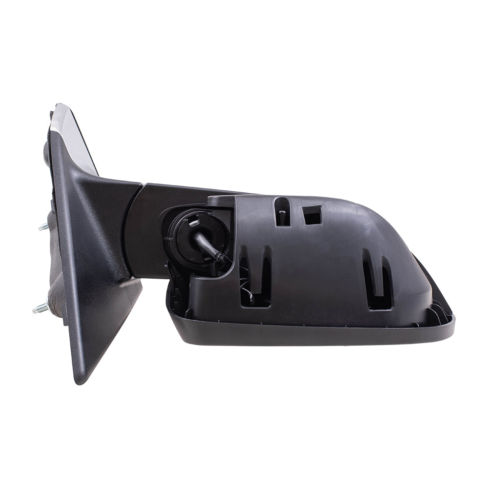 Brock Aftermarket Replacement Driver Left Passenger Right Power Mirror Set with Paint to Match Gray Cover-Chrome Base-Heat-Signal-Blind Spot Detection Compatible with 2017-2021 Jeep Compass