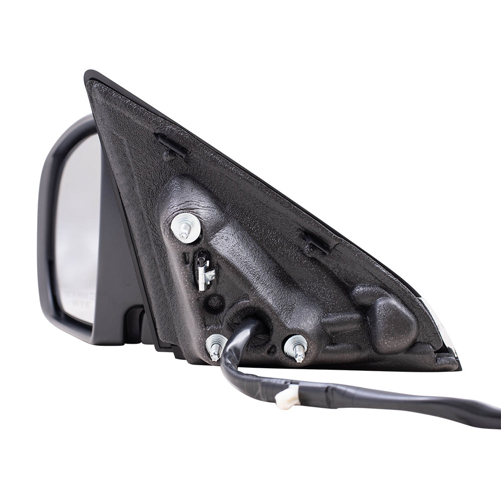 Brock Aftermarket Replacement Driver Left Power Mirror with Paint to Match Gray Cover-Chrome Base-Heat-Signal-Blind Spot Detection Compatible with 2017-2021 Jeep Compass