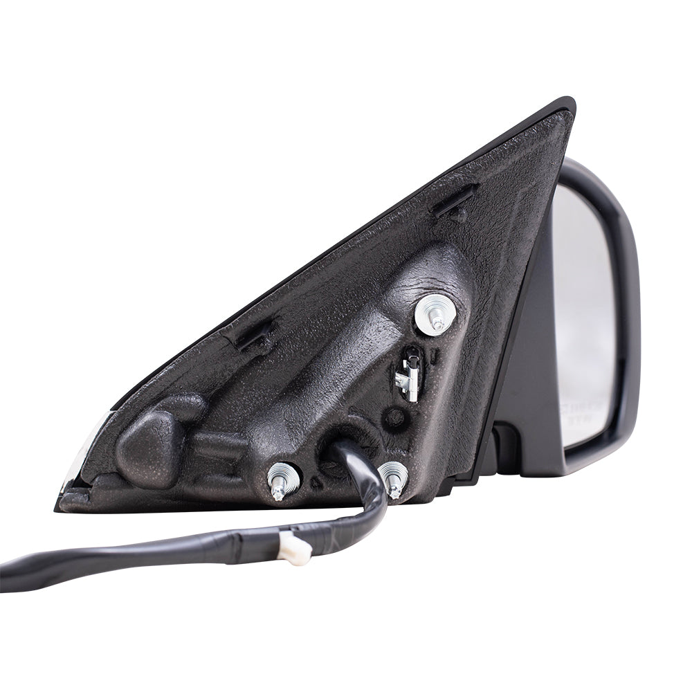 Power Mirror for 2017-2022 Compass Paint To Match Gray Cover-Chrome Base Blind Spot Detection Turn Signal Indicator Heated Manual Fold 68365146AA Right CH1321502