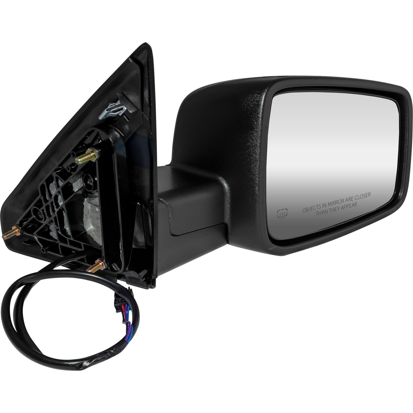 Power Mirror for 2009-2010 Ram 1500 Heated Manual Fold for 2010 Ram 2500 for 2011-2012 1500 for 2011-2012 2500 55372066AI Right CH1321303