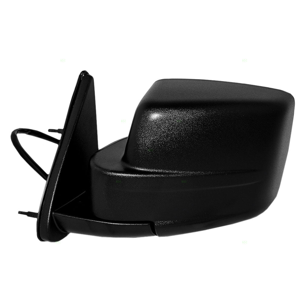 Replacement Driver Power Side View Mirror Heated Textured Compatible with 2007-2011 NItro with One-Touch 55157191AJ