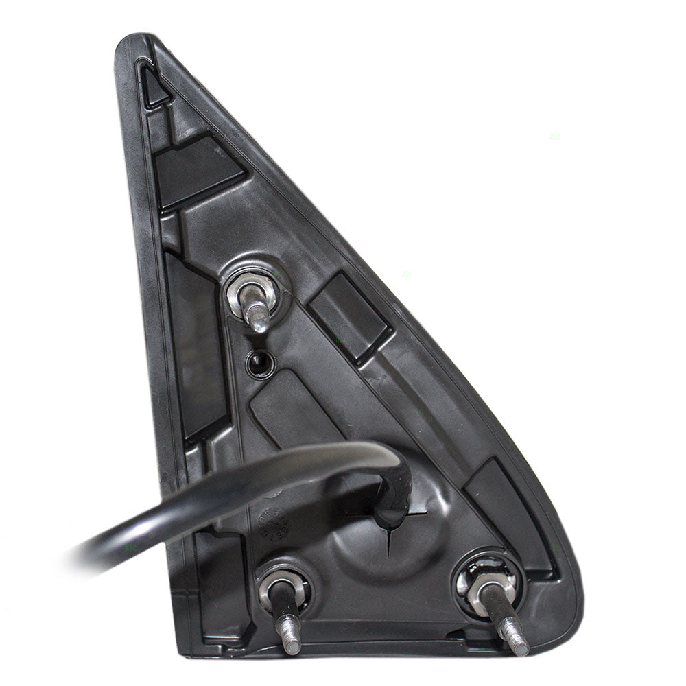 Replacement Driver Power Side View Mirror Heated Textured Compatible with 2007-2011 NItro with One-Touch 55157191AJ