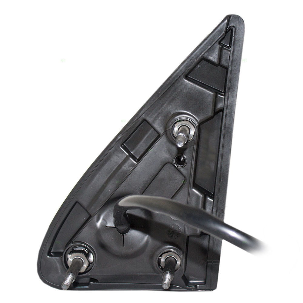 Replacement Passengers Power Side View Mirror Heated Textured Black Compatible with 2007-2011 Nitro with One-Touch 55157190AJ