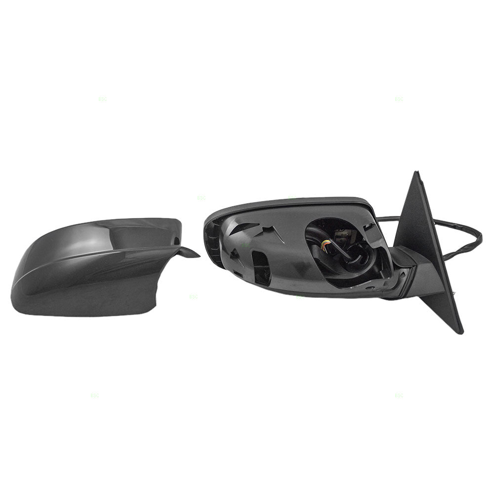 Replacement Passengers Power Side View Mirror Heated Ready-to-Paint Compatible with 2011-2014 Charger 1LD58AXRAH
