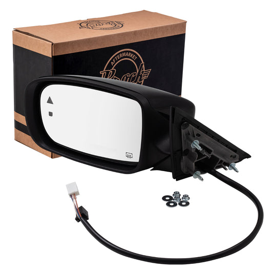 Power Mirror for 2011-2018 Charger Blind Spot Detection Heated Manual Fold 1TG41DX8AJ Left