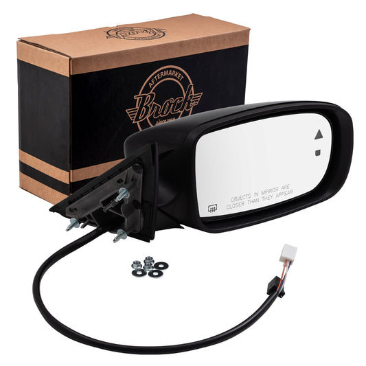 Power Mirror for 2011-2018 Charger Blind Spot Detection Heated Manual Fold 1TG40DX8AK Right