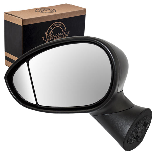 Power Mirror for 2014 500L Blind Spot Glass Heated Manual Fold for 2012-2019 500 68087589AD Left FI1320100