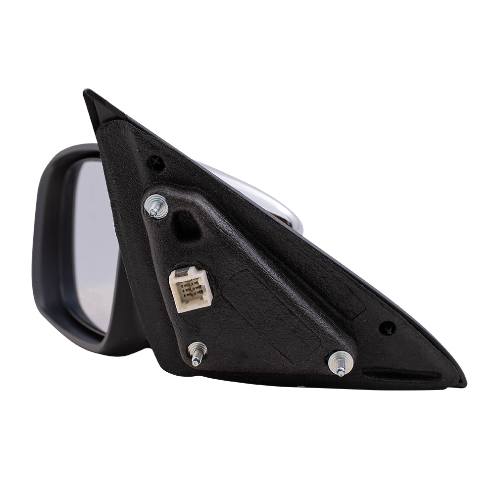 Replacement Drivers Power Side View Mirror Heated with Chrome Cover Compatible with 2011-2014 200 Sedan 68081541AD
