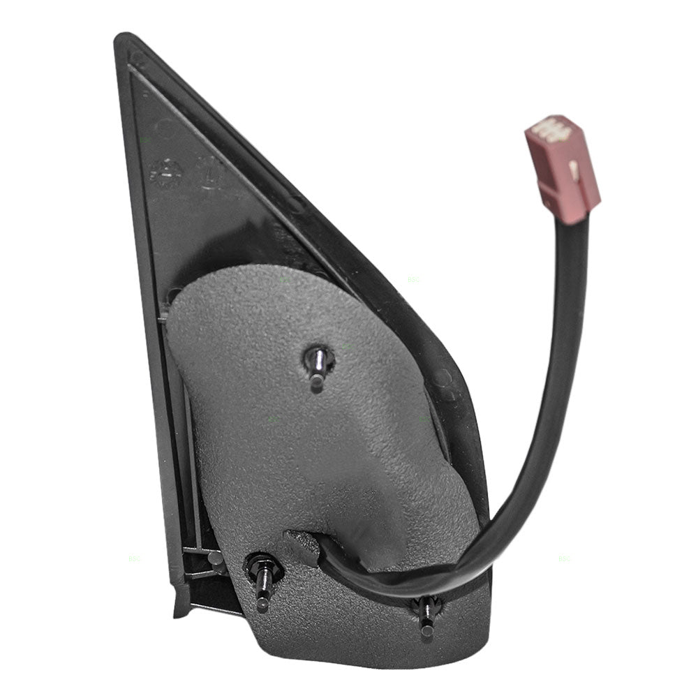 Replacement Driver Power Side View Mirror Heated Textured Black Compatible with 1993-1995 Grand Cherokee 1993 Grand Wagoneer 4883023