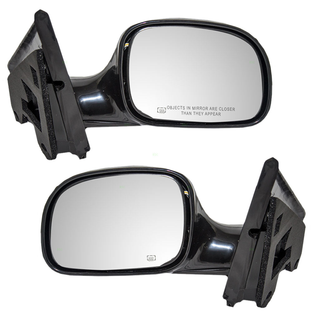 Power Mirror for 1996-2000 Caravan Heated Manual Fold for 1996-2000 Grand Caravan 4675571AB Set CH1320141