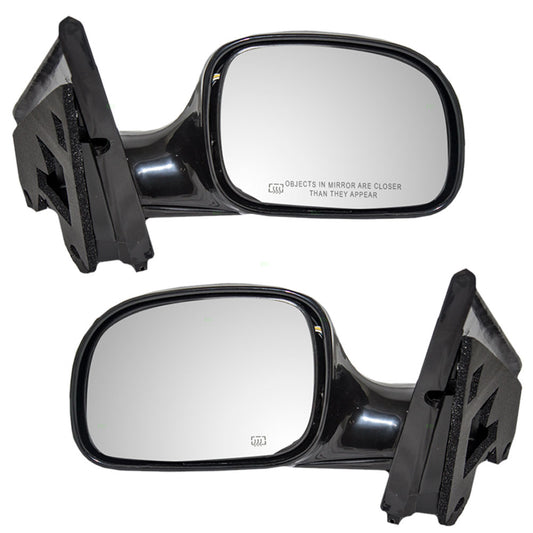 Power Mirror for 1996-2000 Caravan Heated Manual Fold for 1996-2000 Grand Caravan 4675571AB Set CH1320141