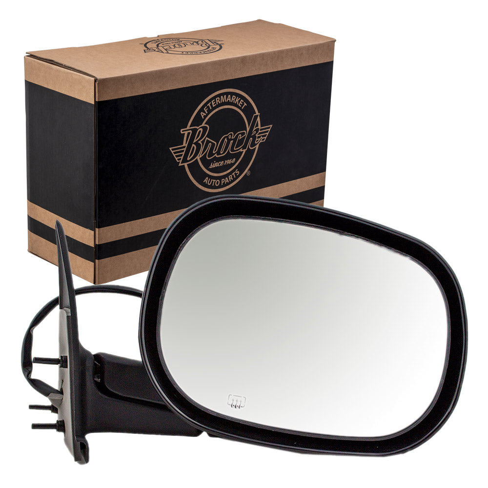 Power Mirror for 1997-2000 Dakota 6X9 Heated Manual Fold for 1998-2000 Durango 55077078AC Right CH1321177