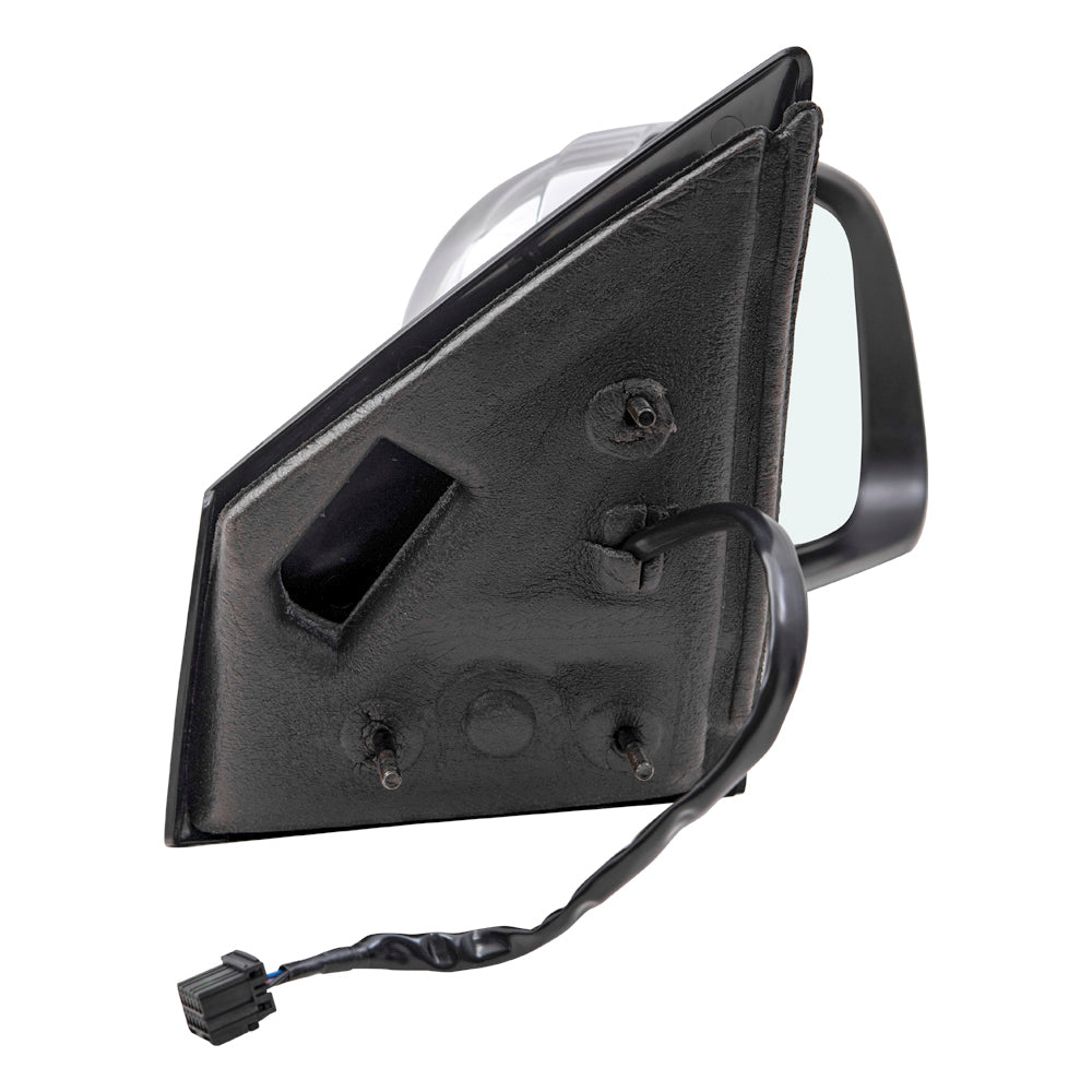 Replacement Driver and Passenger Power Side View Mirrors Heated with Chrome Covers Compatible with 2007-2009 Aspen 55364665AI 55364664AI