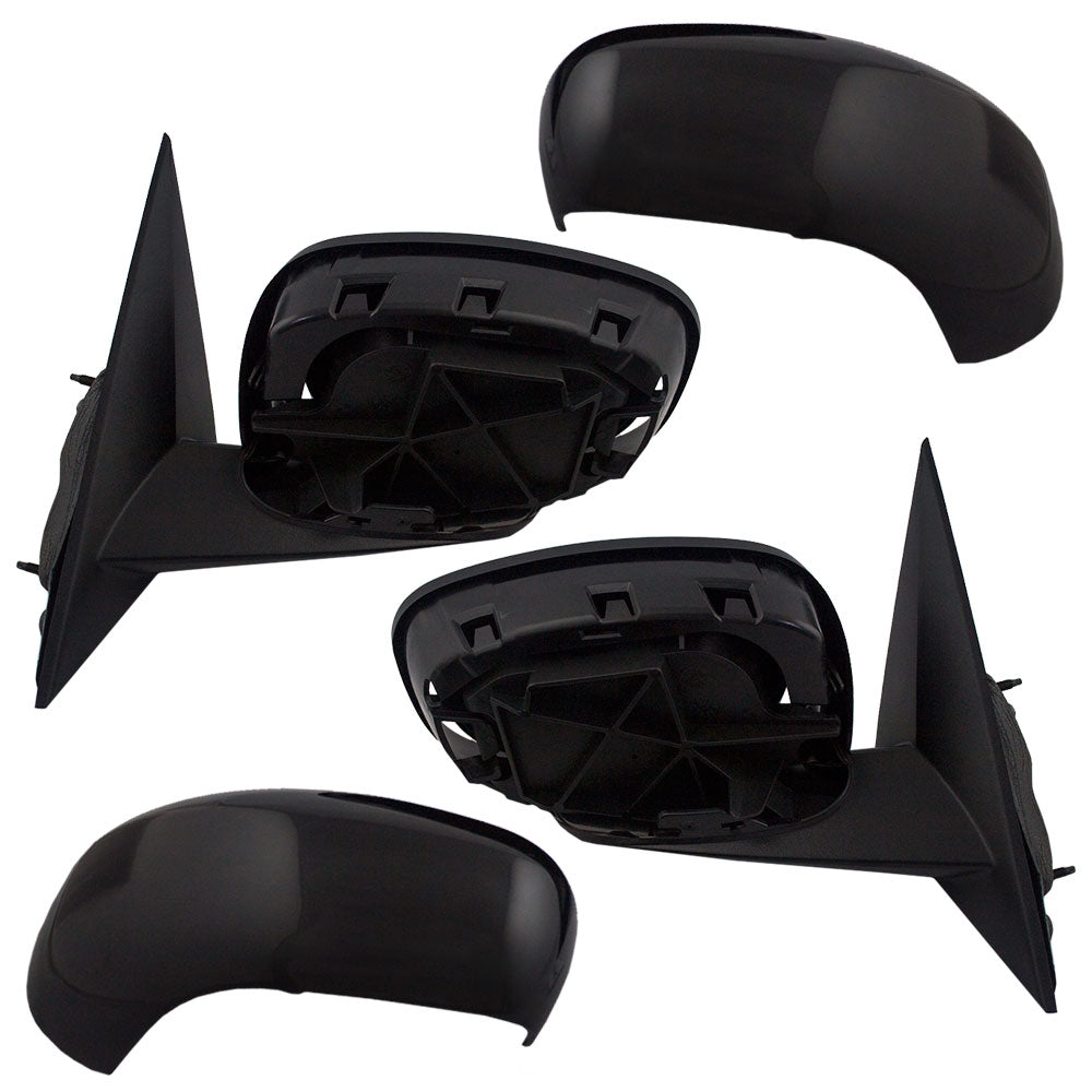 Power Mirror for 2006-2008 Magnum Heated Manual Fold for 2005-2010 300 1CJ991XRAC Set CH1320284