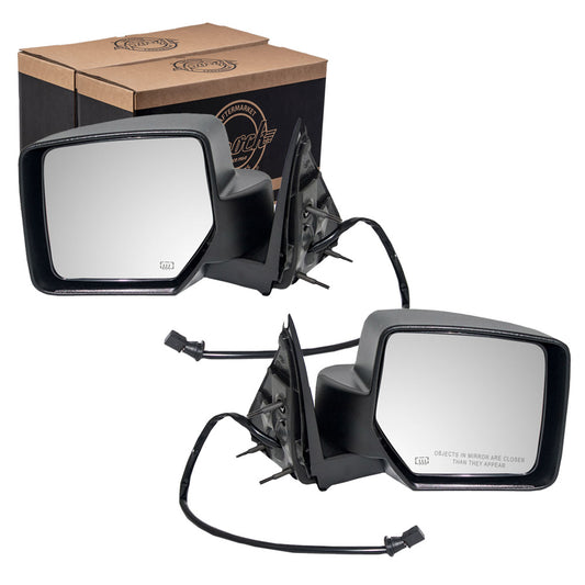 Power Mirror for 2008-2012 Liberty Heated Manual Fold 57010185AF Set CH1320287