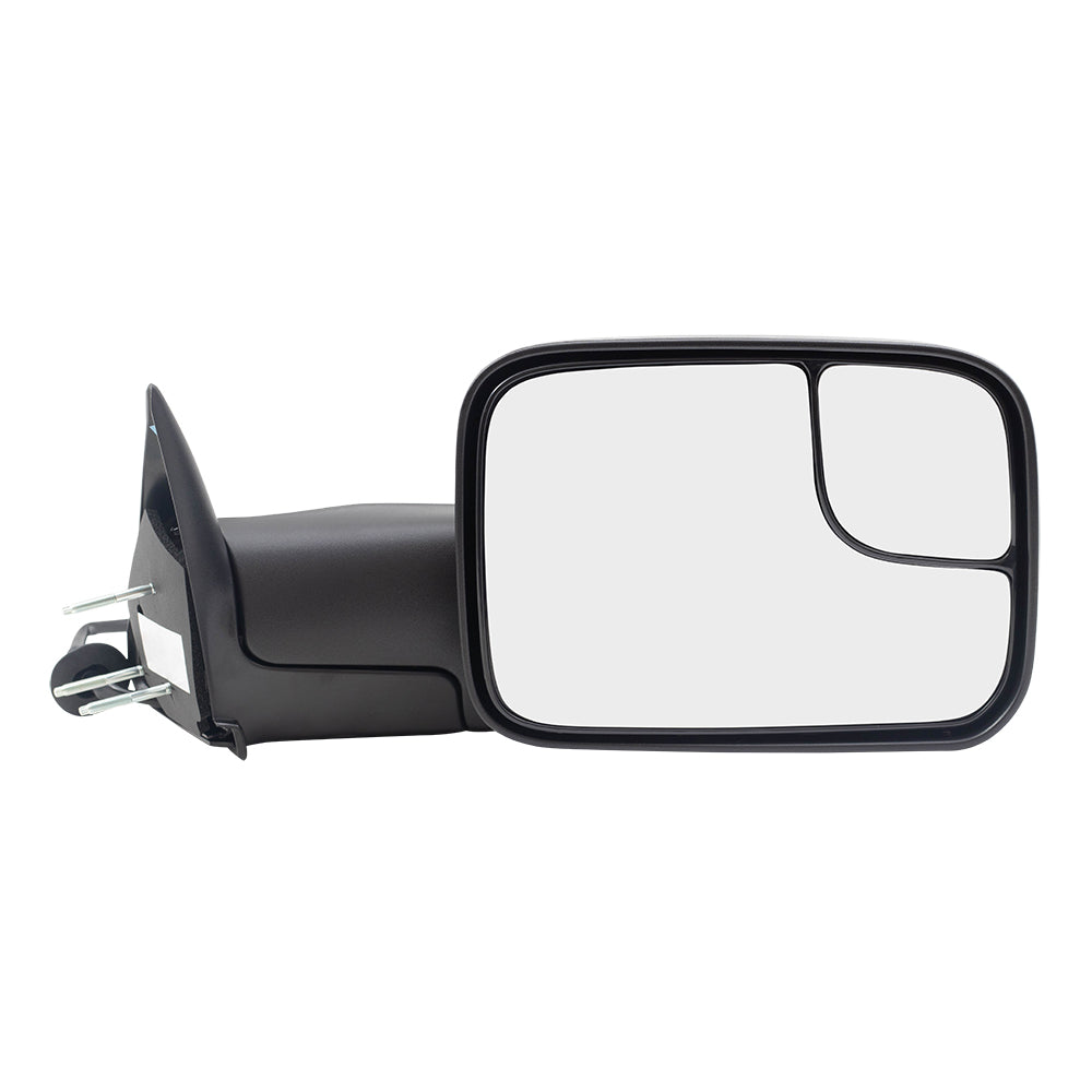 Power Mirror for 1994-1997 Ram 1500 7X10 Flip-Up Mounting Bracket Performance Upgrade Manual Fold for 1994-1997 Ram 2500 Right