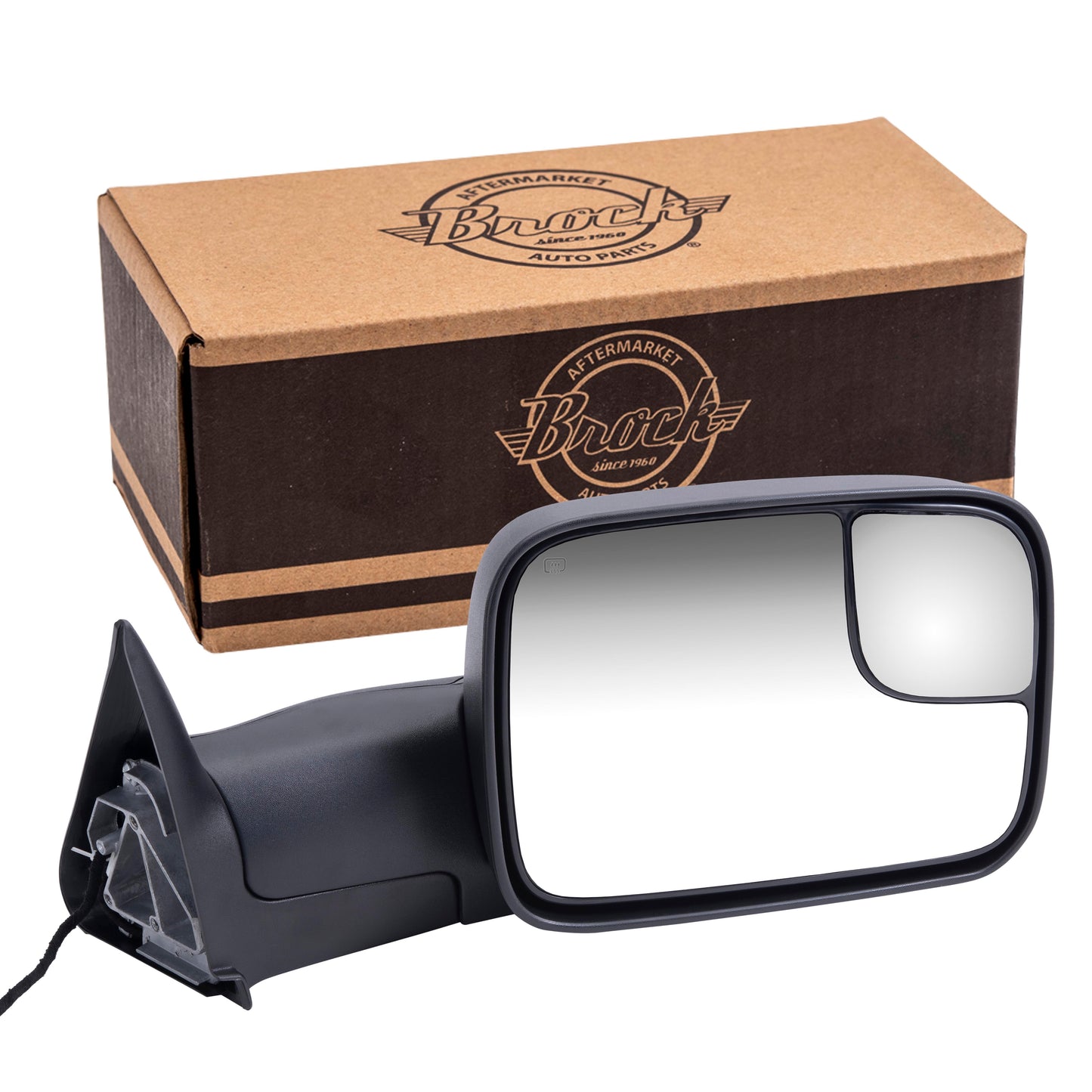 Power Mirror for 1998-2001 Ram 1500 7X10 Flip-Up Includes Mounting Bracket Performance Heated Manual Fold for 1998-2002 Ram 2500 Right CH1321307