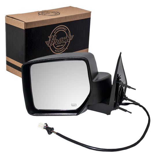 Power Mirror for 2008-2012 Liberty Memory Heated Manual Fold 57010187AF Left CH1320280