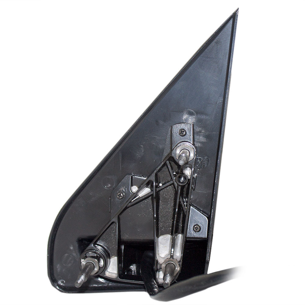 Brock Replacement Passenger Side Power Mirror Textured Black & Manual Foldaway with Heat, Memory and 10 Hole Dual Connectors Compatible with 2008-2012 Liberty 57010098AF