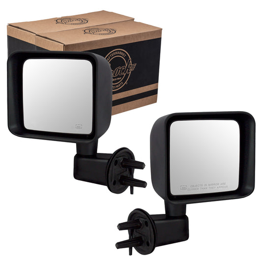 Power Mirror for 2015-2017 Wrangler Heated for 2018 Wrangler JK 68249847AD Set CH1320390