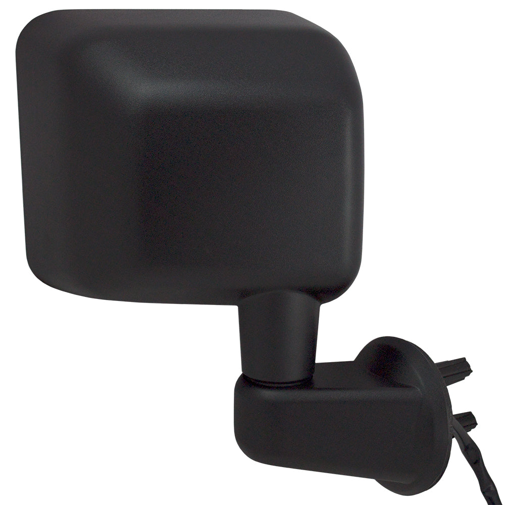 Replacement Passenger Power Side View Mirror Heated Textured Compatible with 2015-2017 Wrangler 2018 Wrangler JK 68249846AD