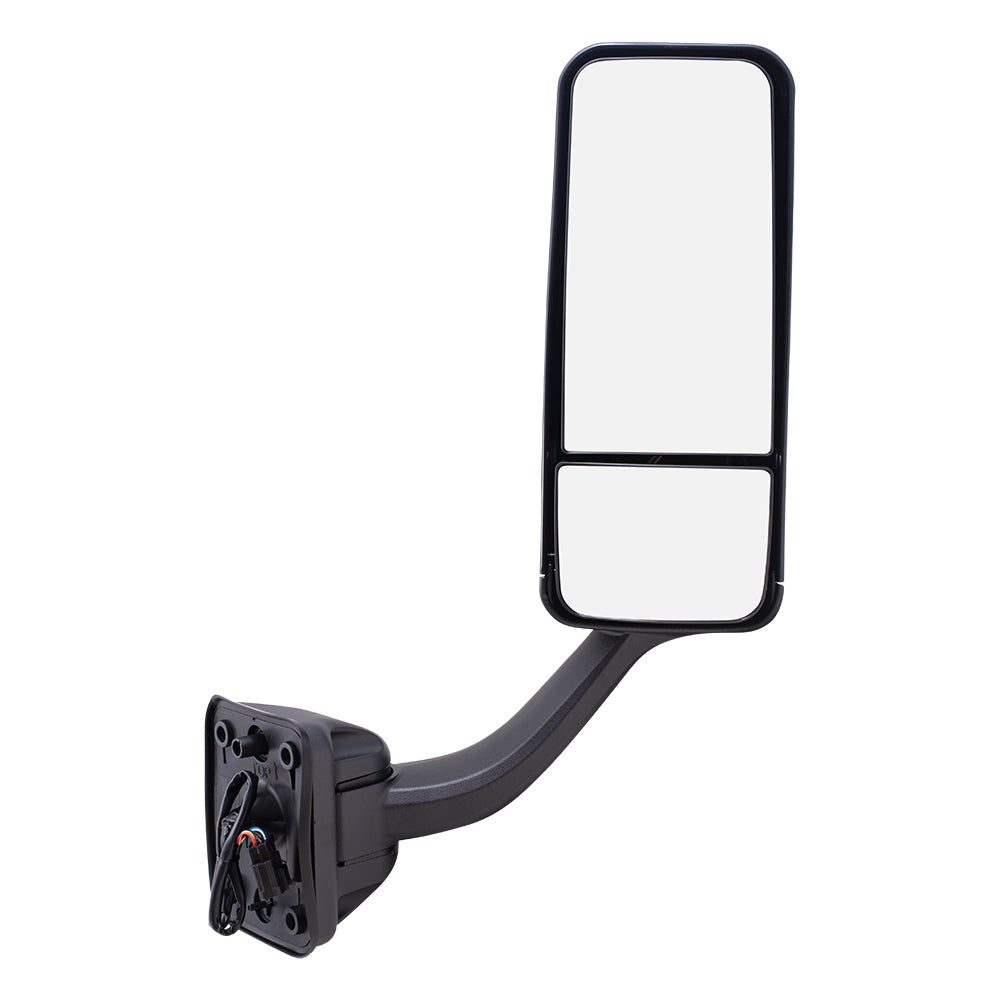 Replacement Driver's and Passenger's Pair Door Mounted Power Mirrors w/ Heat Compatible with 08-17 Cascadia A22-69637-009 A22-69637-010