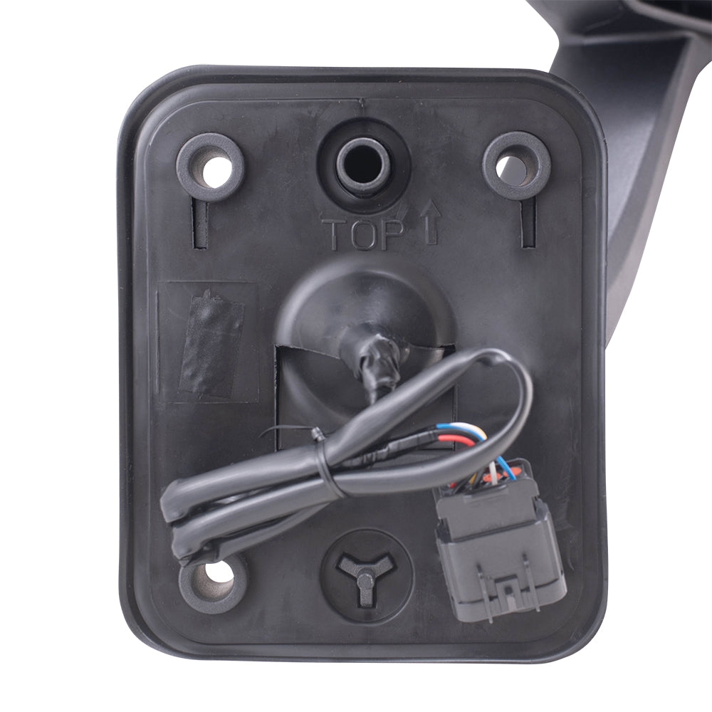 Replacement Passenger's Power Mirror Door Mounted w/ Heat Compatible with 08-17 Cascadia A22-69637-012