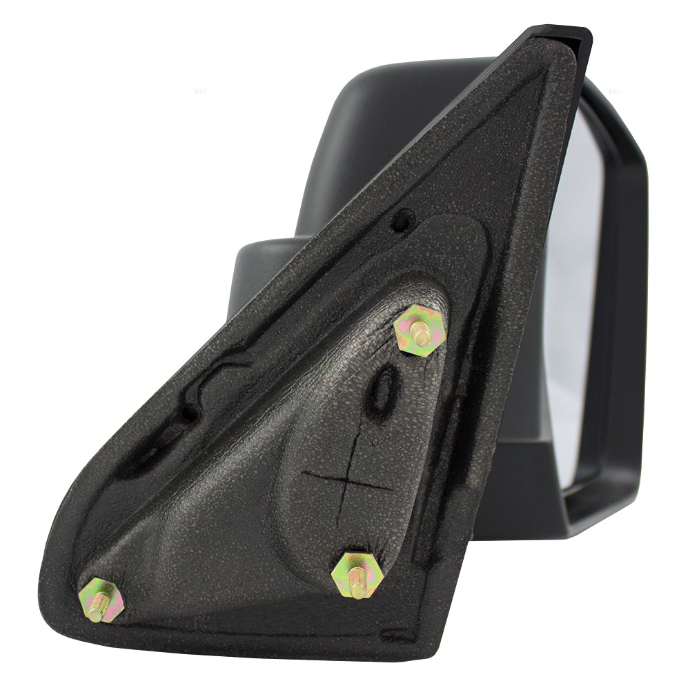 Replacement Passenger Manual Side View Mirror Textured Black Compatible with 2007-2017 Patriot 5155456AK