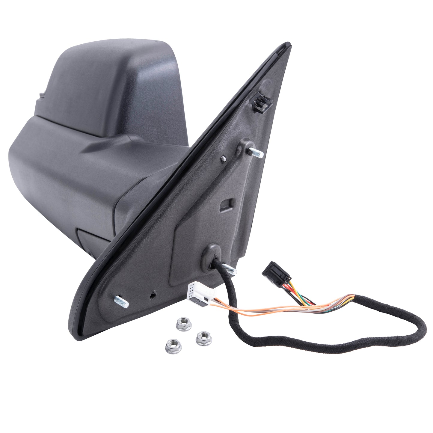 Brock Replacement Passenger Manual Side Towing Mirror New Arm Design 7x10 Flip-Up Textured Compatible with 1994-2001 1500 1994-2002 2500 3500 Pickup Truck 55156334AD